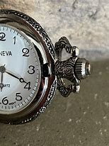 Image result for Japan Movt Pocket Watch with Black and White Drawling On Front