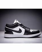 Image result for J1 Shoes Low-Cut Black and White