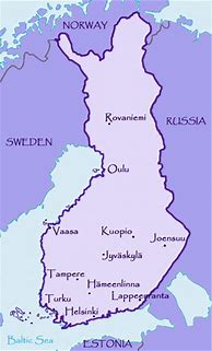 Image result for Vantaa Finland in World Map