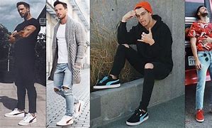 Image result for Puma Suede and Bandana Socks Outfit