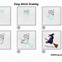 Image result for Halloween Witch Drawing Easy