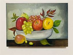 Image result for Still Life Fruit Bowl Drawing