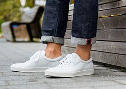 Image result for White Low Top Sneakers Men