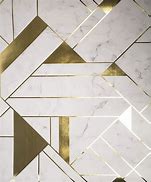 Image result for Geometric Gold and White Wall Paper