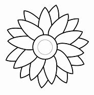 Image result for Printable Traceable Flower Templates