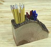 Image result for Wooden Pen Holder