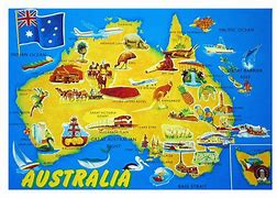 Image result for Australia Map Graphic