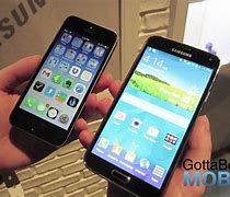 Image result for Samsung Galaxy S5 vs iPhone 6