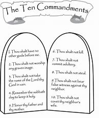 Image result for Commandment Sunday School Lesson