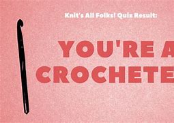 Image result for Knitted vs Crochet