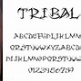 Image result for WM Tribal Letters