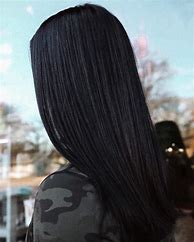 Image result for Long Jet Black Hair