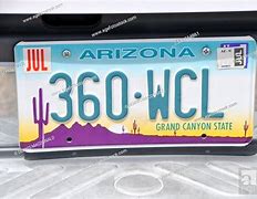 Image result for Arizona License Plate Colors