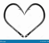 Image result for Fishing Reel Heart Hook