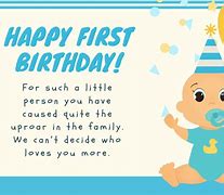 Image result for 1st Birthday Quotes