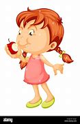 Image result for Chewing Apple Illustration