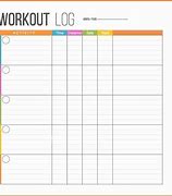 Image result for Blank Workout Calendar