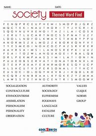Image result for Adult Word Search Worksheets