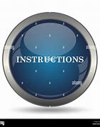 Image result for Instructions Button