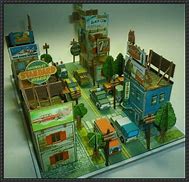 Image result for Papercraft Diorama