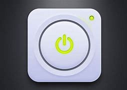 Image result for Power Button White