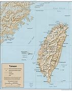 Image result for Taiwan Geography Map