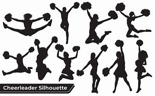 Image result for Cheerleader Standing Silhouette
