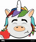 Image result for Unicorn Eating Apple