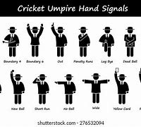 Image result for Cricket Hand Signals