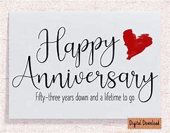 Image result for 53 Anniversary Wishes