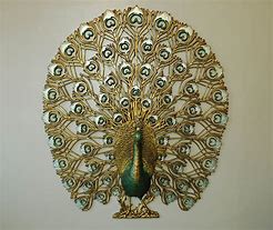 Image result for Wooden Frame Peacock Decor