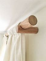 Image result for Curtain Wood Holder