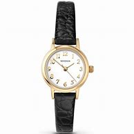 Image result for Woman's Roxy Watch Double Black Leather Strap