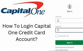 Image result for Capital One My Account Sign In