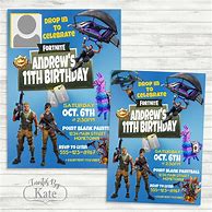 Image result for Fortnite Birthday Party Printables