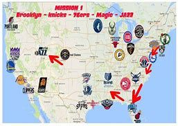 Image result for NBA Tram Map