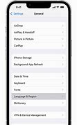 Image result for iPhone Settings Interface