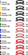 Image result for Karate Colour Wood Chuck's