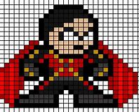 Image result for Red Robin Pixel Art