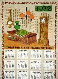 Image result for Old Cloth Calendars by Year List