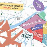 Image result for +Osaka Ward's Map