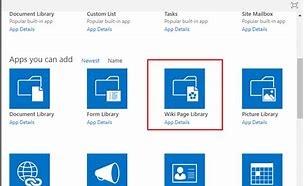 Image result for SharePoint Wiki Oage Examples