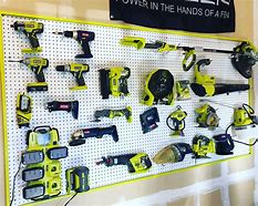 Image result for Pegboard Power Tool Holder