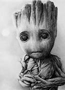Image result for Baby Groot Line Drawing