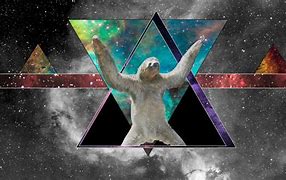 Image result for Space Sloth Black Background