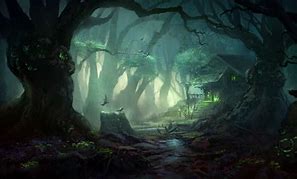 Image result for Mystical Forest Drawing