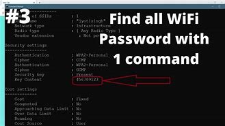 Image result for How to Find Wifi Password Using Cmd