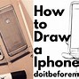 Image result for iPhone 14 Black White Drawing