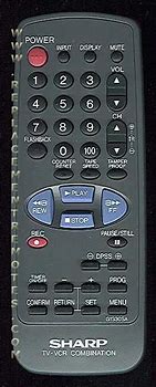 Image result for Remote Control for TV and VCR