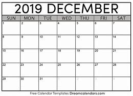 Image result for December 2019 Calendar Printable Portrait